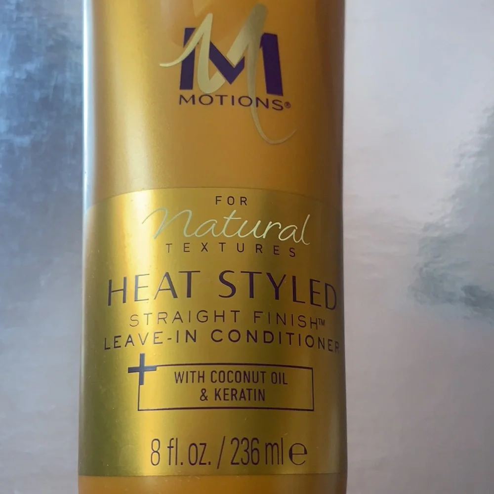 MOTIONS FOR NATURAL TEXTURES LEAVE-IN CONDITIONER COCONUT OIL KERATIN 8 OZ NEW